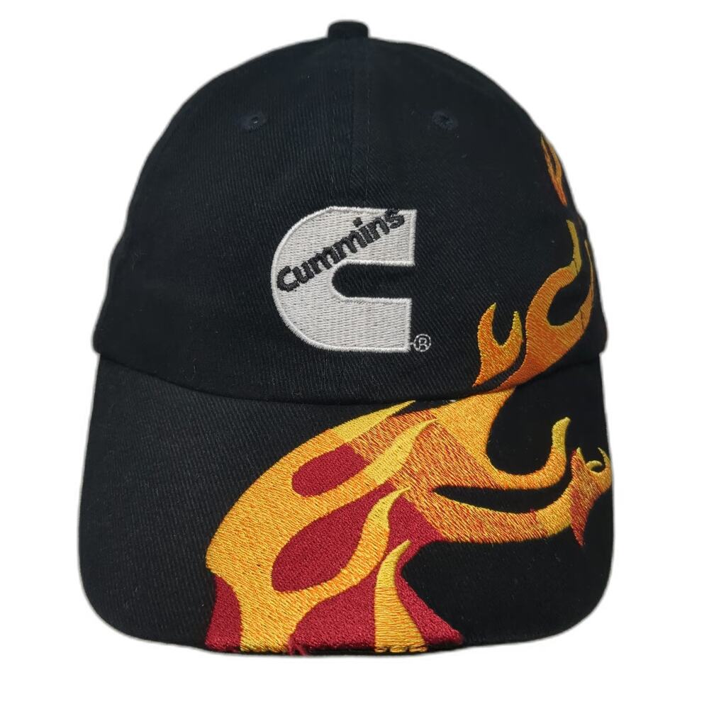 Colorado River Baseball Cap Black One Size Cummins Flame Rocky Strapback USA hat